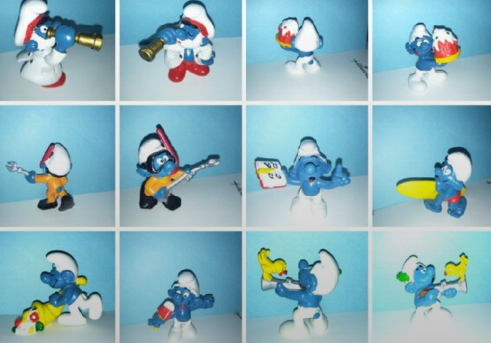 Smurfy Bundle of 10 Vintage Smurfs and Smurfettes